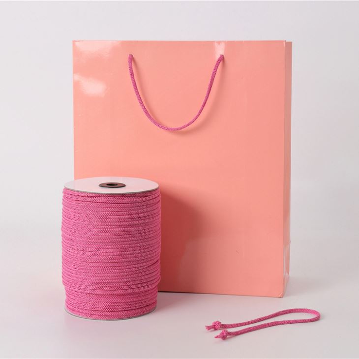 厂家现货环保纸绳吊牌绳玩具针通纸绳捆绑扎带优质手挽袋纺DIYY056