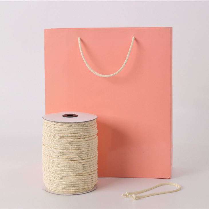 现货优质环保纸绳吊牌绳玩具针通纸绳捆绑扎带手挽袋Y026
